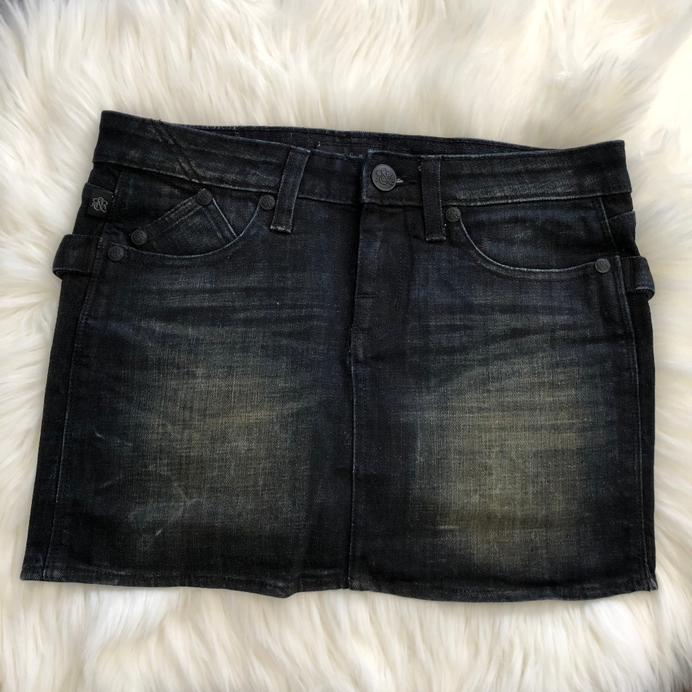 NWOT Rock & Republic Groupie Mini Denim Skirt